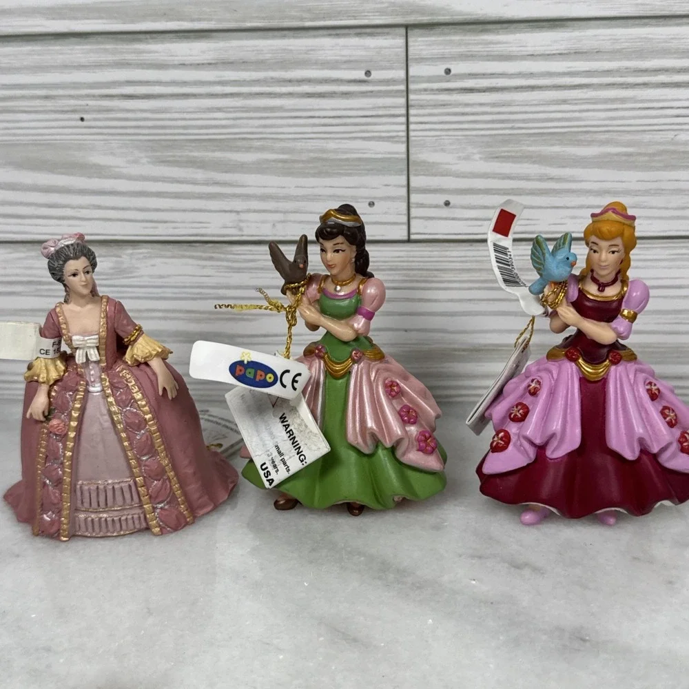 Papo Figurines Dancing Princess Lot of 3 PVC Cake Toppers